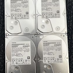 Toshiba Hitachi 3TB 3.5inch Hard Drives