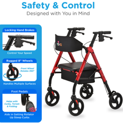 Star 8 WB Roller Red Walker