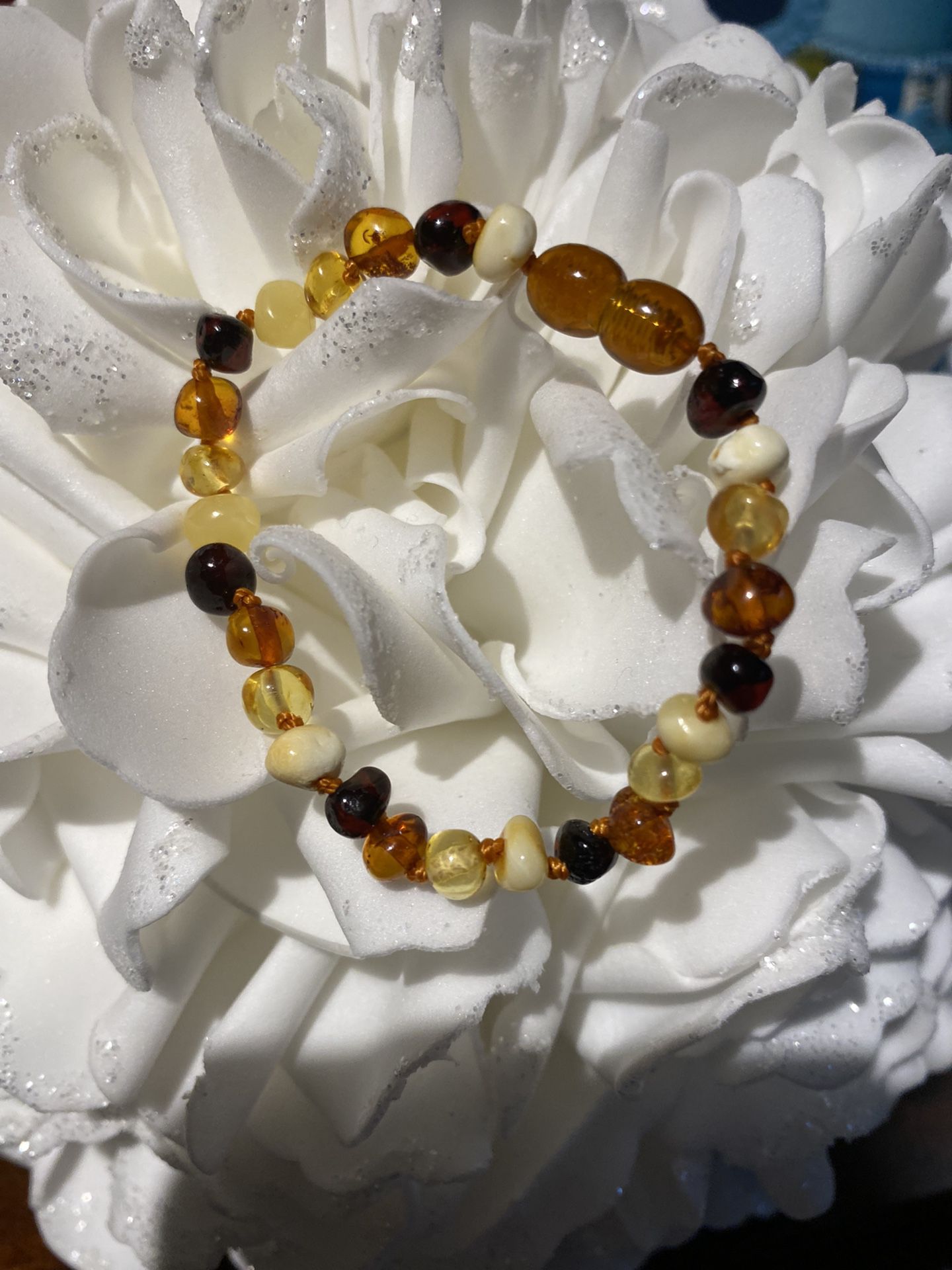 Baby/toddler Authentic Amber Anklet