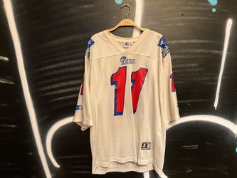 Vintage 1995 Starter Authentic Drew Bledsoe Patriots Jersey - White - 48/L
