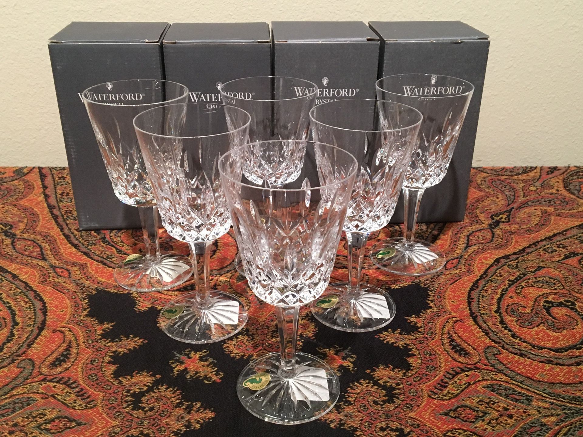 Waterford Crystal 10 oz Goblets - New!!