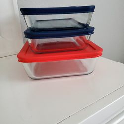 Pyrex Glass Utility Dishes All For $13