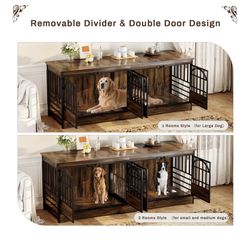 Double Dog Crate Furniture, 