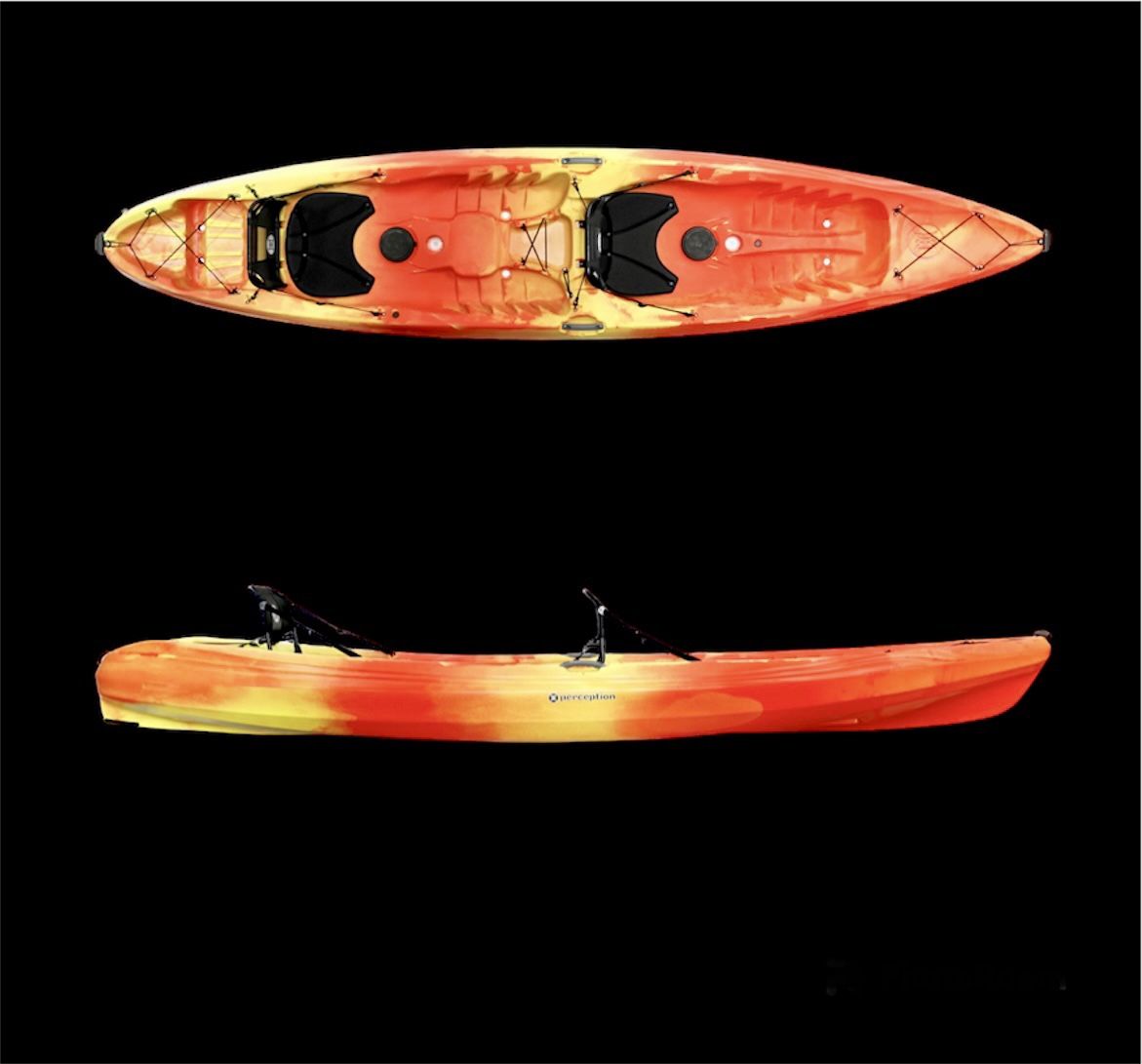 Perception Tribe 13.5 Sit on Top Tandem  Kayak