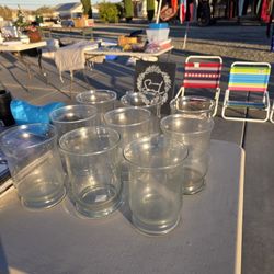 Glass Center Peices Jar/vases