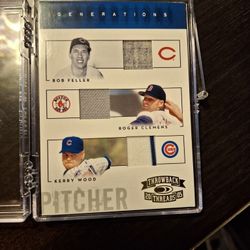 2005 Throwback Threads FELLER /  CLEMENS /  WOOD  15/20