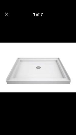 Shower Base,42 in. L x 42 in. W Single Threshold Alcove Shower Pan Base