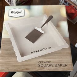 Ceramic square baker