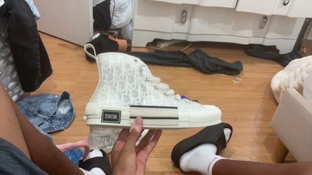 Dior B23 High-Top Sneakers White Oblique