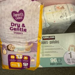 Diapers Size 1 