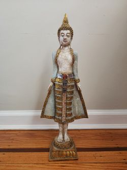 Asia Women In Traditional Thai Outfit 18 inches Tall