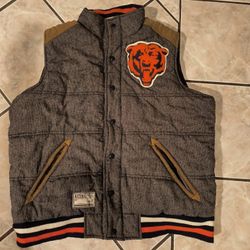 Men's Large Chicago Bears NFL Puffer Vest