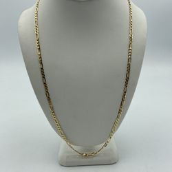 14kt Yellow Gold Figaro Link Chain 24”