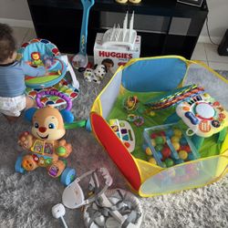 Baby Items Bundle – Toys, Diapers, Formula & More!