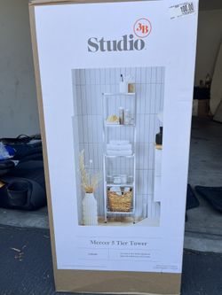 5 Tier Tower Chrome 
