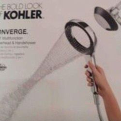 KOHLER Converge Brushed Nickel Dual Shower Head 2.5-GPM (9.5-LPM)