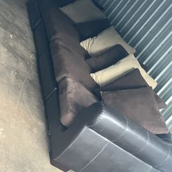 Black And Brown Couch