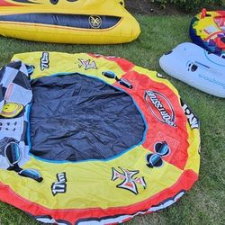Lake Floating Innertubes