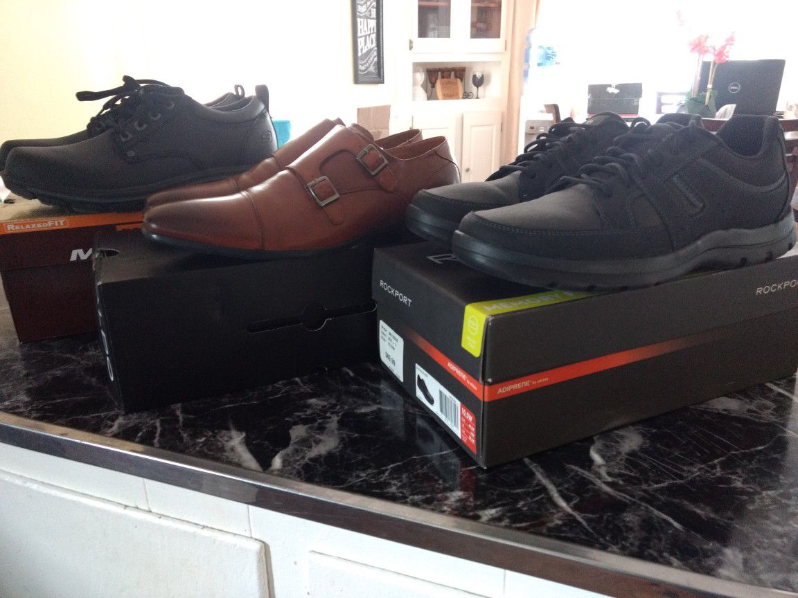 3 pairs of dress shoes size 10.5 mint