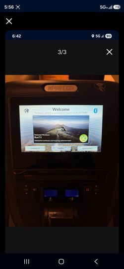 Precor TRM885 V2 treadmill with P62 console