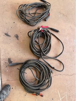 Engine drive welder cables