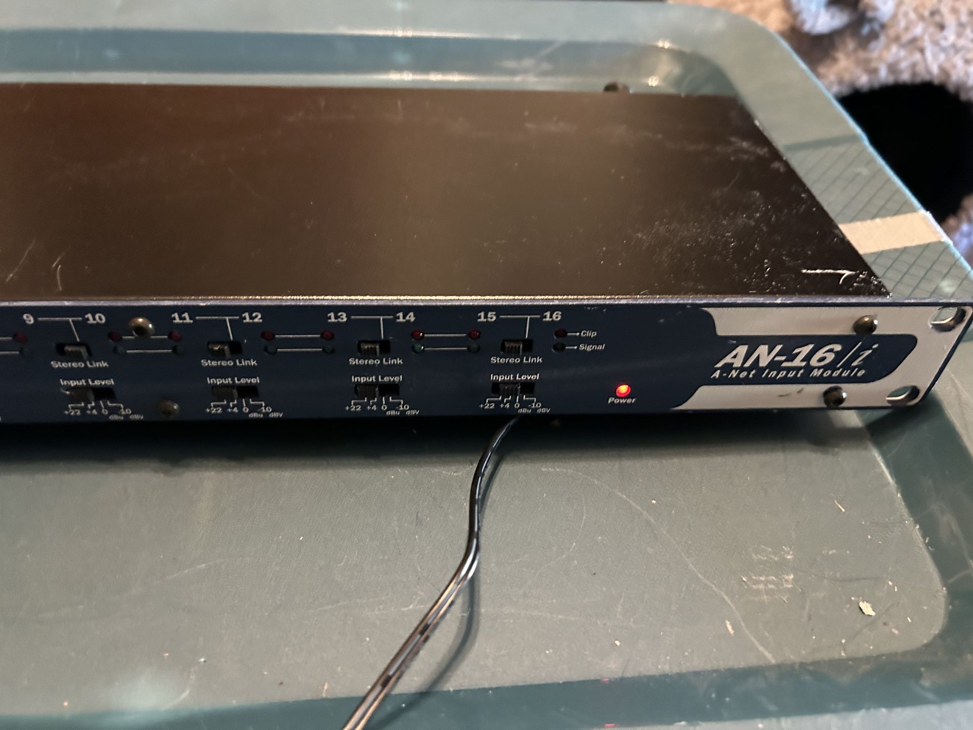 Aviom AN-16/i A-Net Input Module | 16-Channel | 1U Rackmount