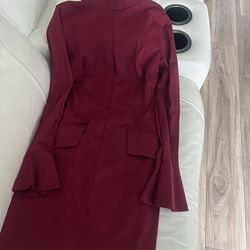 Burgundy lovely Dress