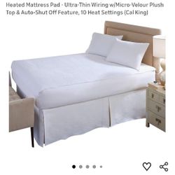 Cal King Heated Mattress Pad 