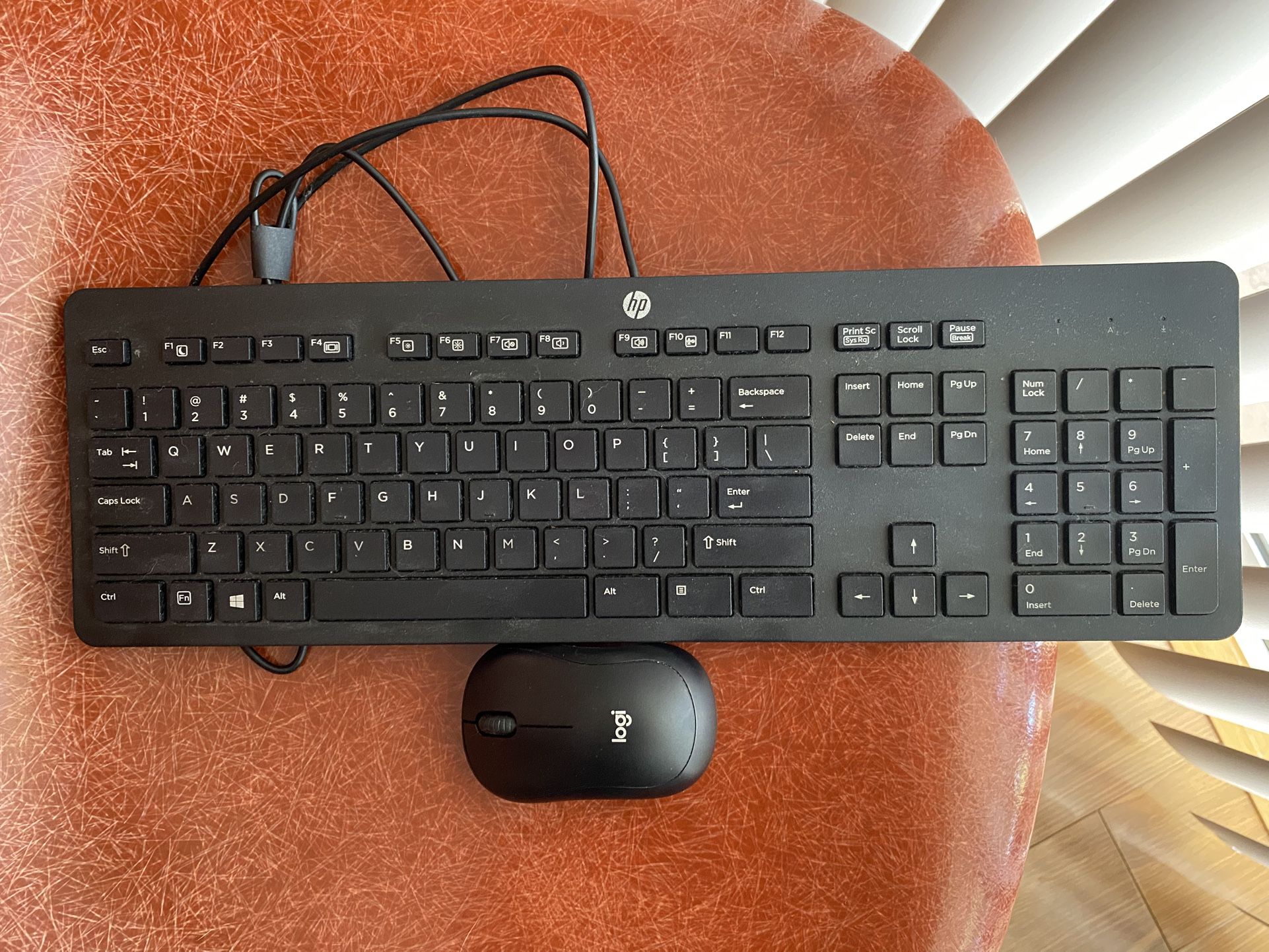 HP Keyboard + Logitech Mini Mouse Combo