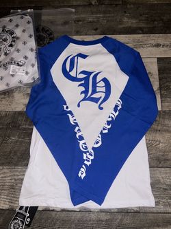 Blue & White Chrome Shirt (S &M)