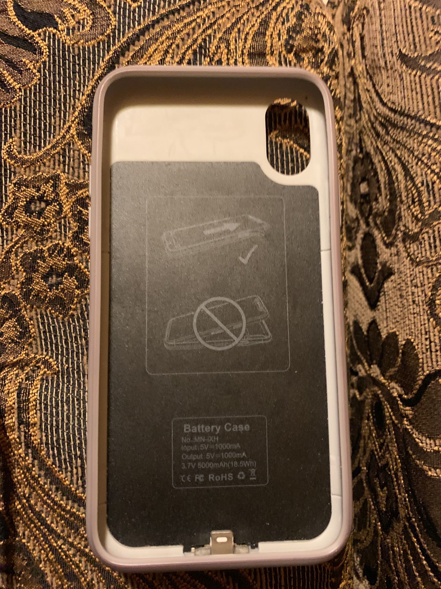 iPhone X battery charger case
