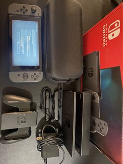 Nintendo Switch with Box and Carry Case