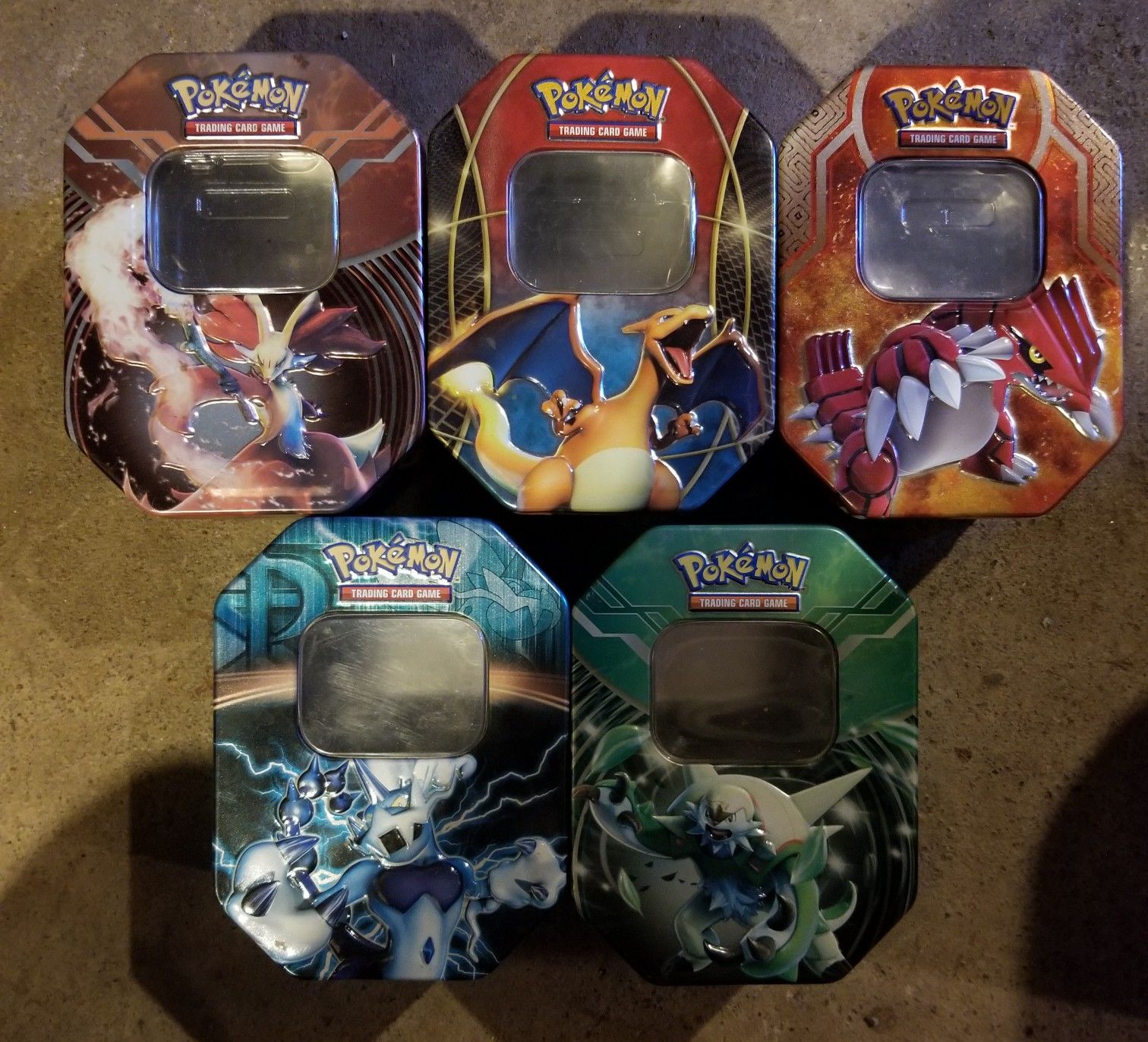 Pokemon tins collectible $25 for all