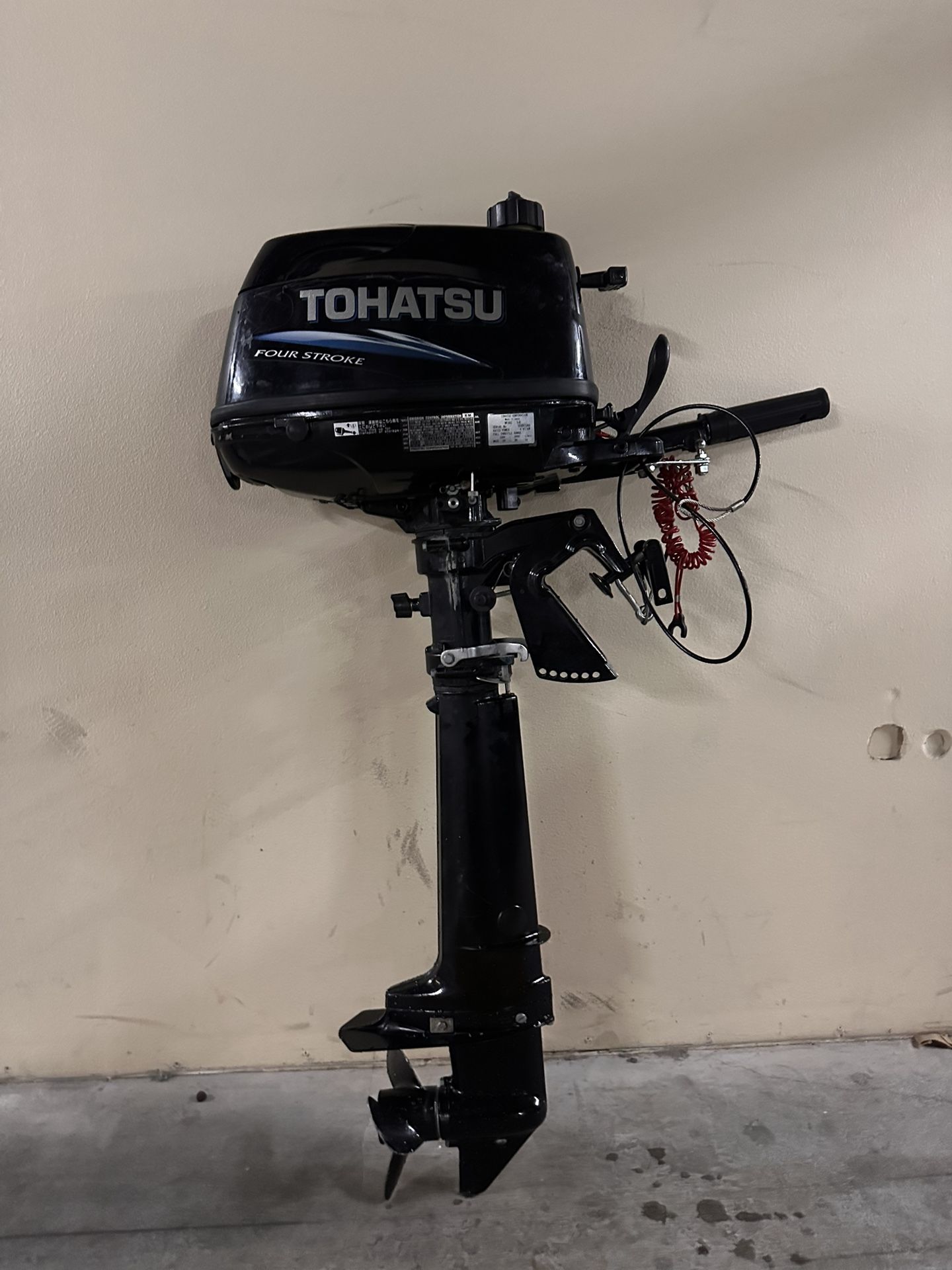 Tohatsu 6hp low hours outboard motor long shaft MADE IN JAPAN