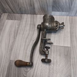 Vintage Universal Table / Counter Mount Meat Grinder - Food and Meat Chopper USW