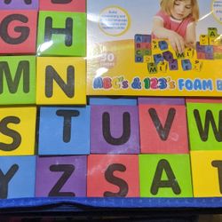 ABC And 123 Foam Blocks 