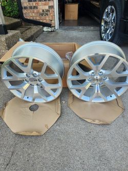 Set of 4 Chevy GMC wheels 22x9 6 lug