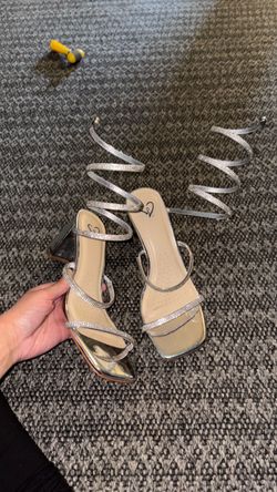 Silver heels