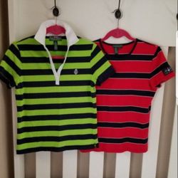 RALPH LAUREN 2 Shirts Small size Excellent Like new! 
