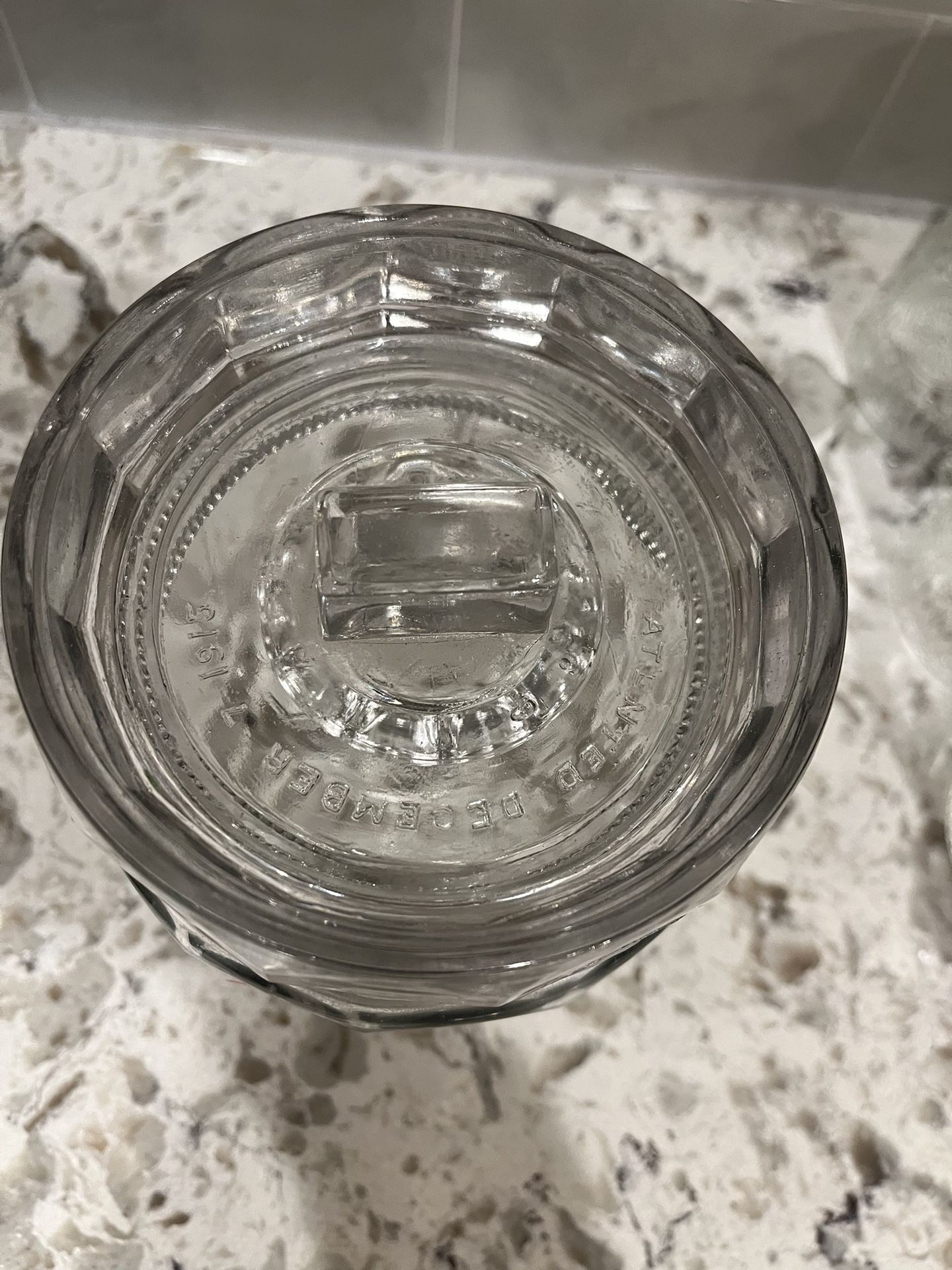 Antique Glass Cigar Jar