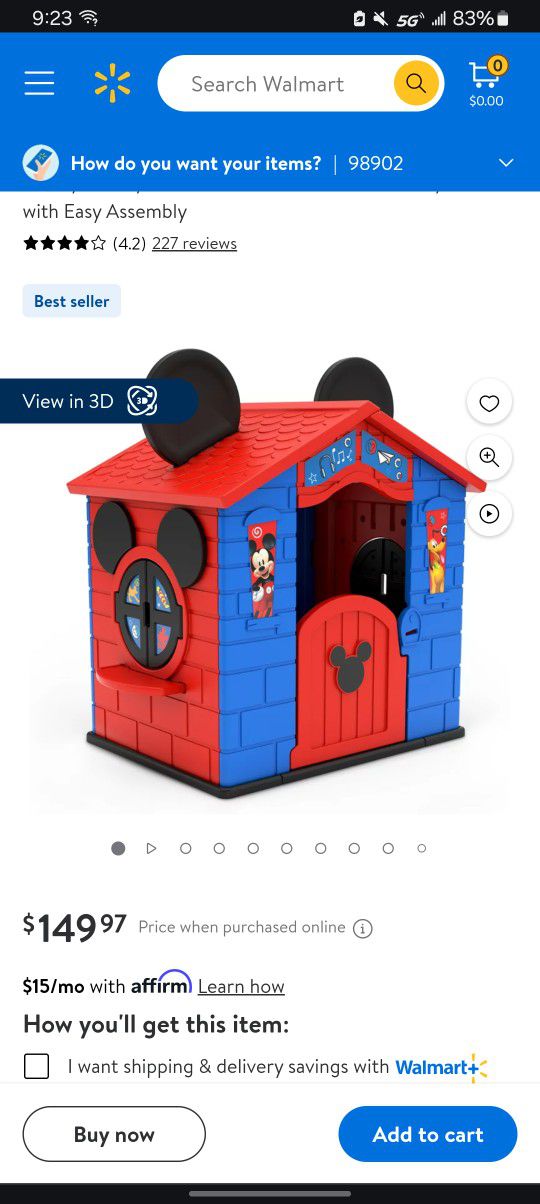 Mickey Mouse Payhouse