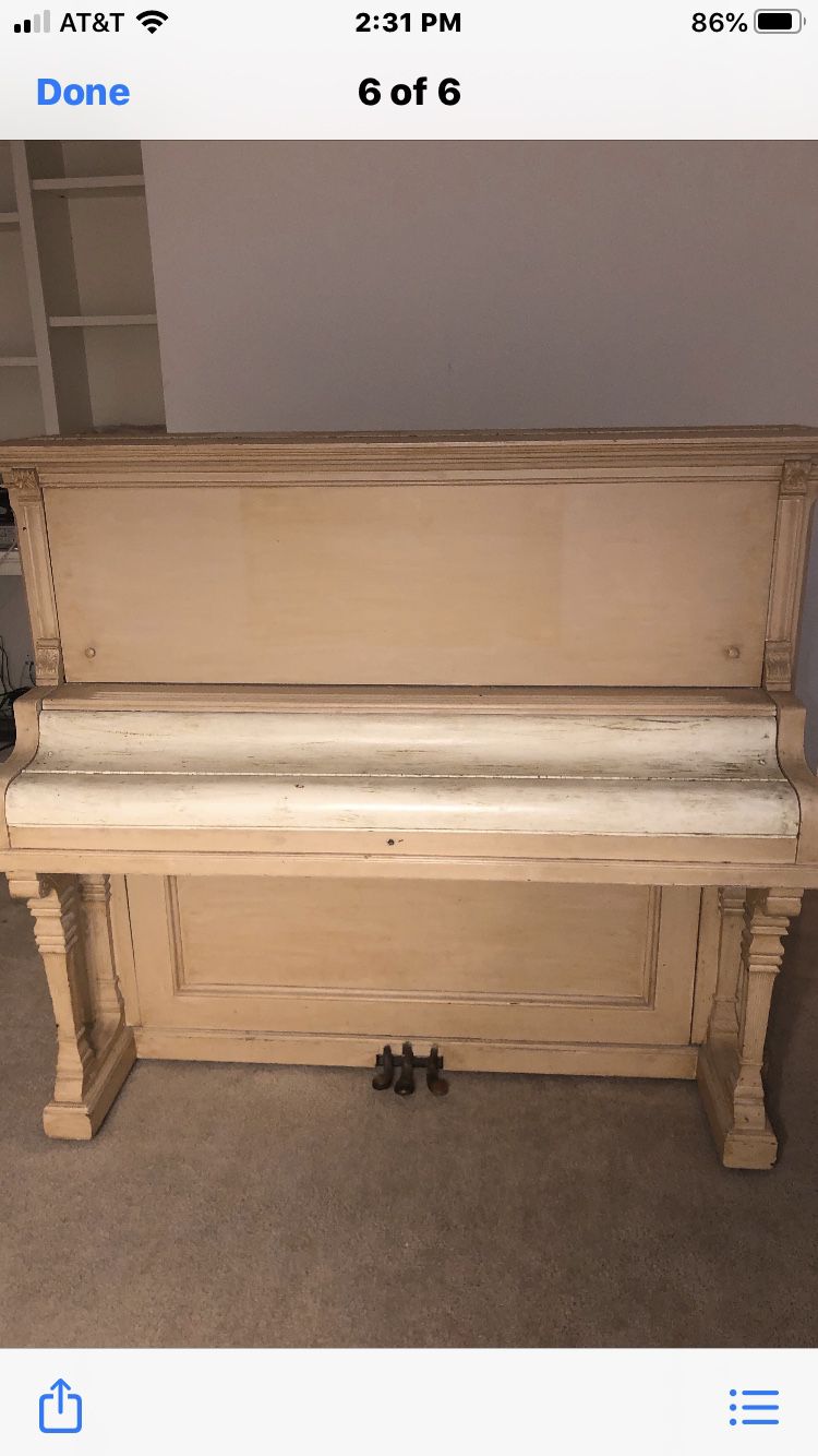 Antique McPhail upright piano