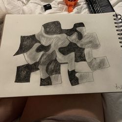 Abstract Pencil Art Drawing