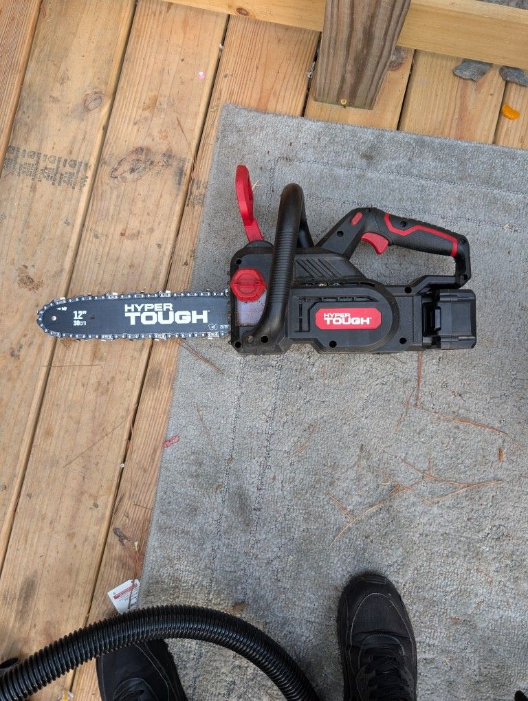 Hyper Tough Battery Powered Chainsaw