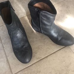 Frye shortie boots, anthracite color.