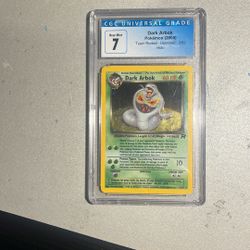 Dark Arbok Team Rocket 2000 Grade 7