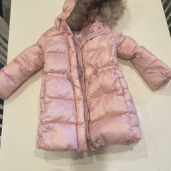 Girls Gap Down Coat Parka Size 5 Toddler 