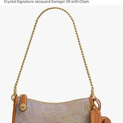 Coach Candy Crystal Jacquard Swinger 20