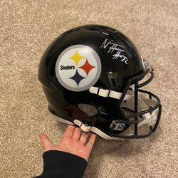 Najee Harris Signed Helmet- FANATICS