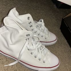 White Converse Women’s Size 9